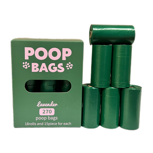 Dog Poop Bags Rolls, 270 count.